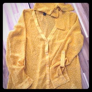 Forever 21 sheer shirt.